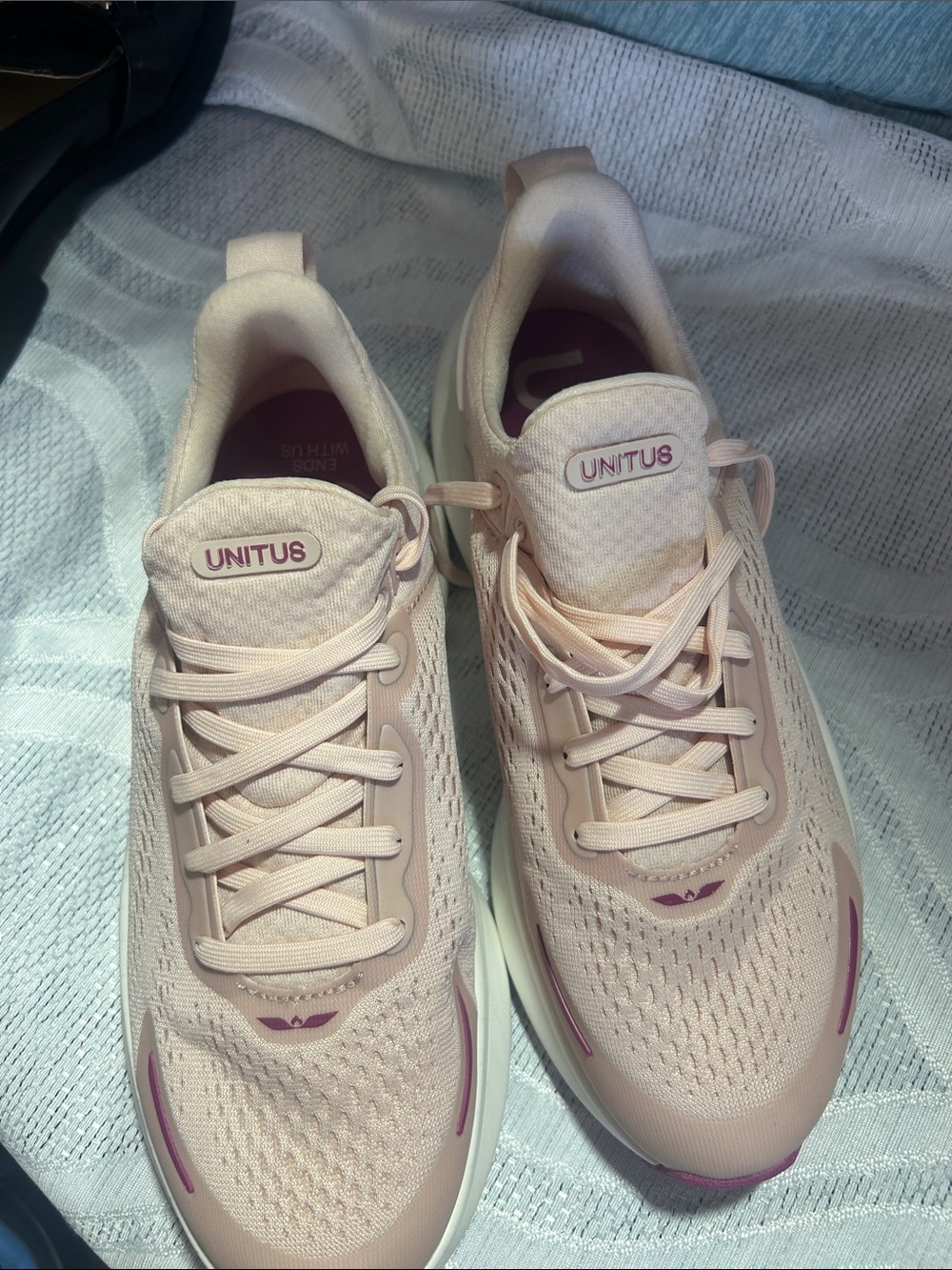 Women's Athletic Sneakers in Light Pink